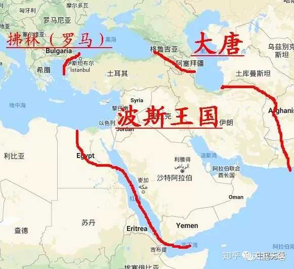 甘英出使的条支,安息,大秦的确切位置或者它们到底是不是国家名字?