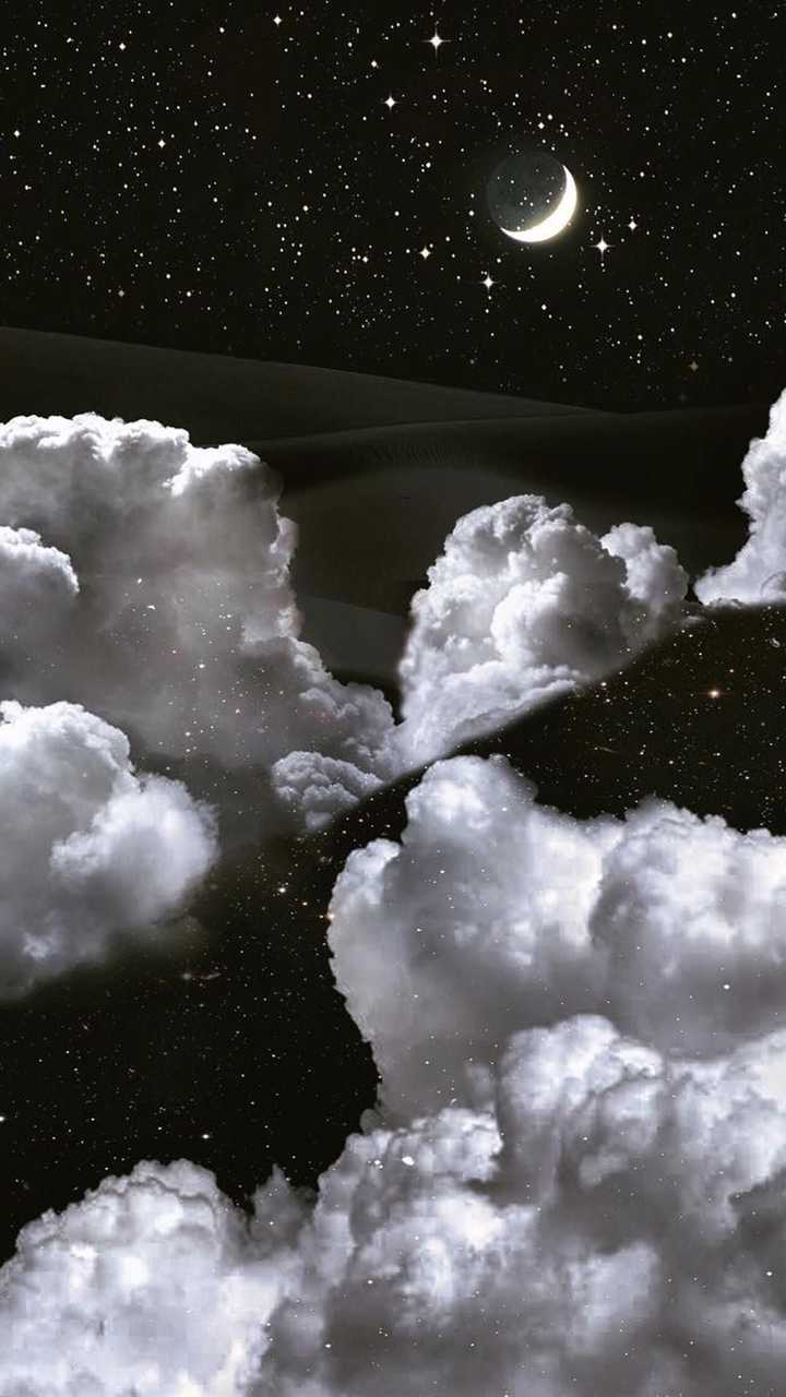 有没有那些美到窒息的星云月全面屏壁纸?