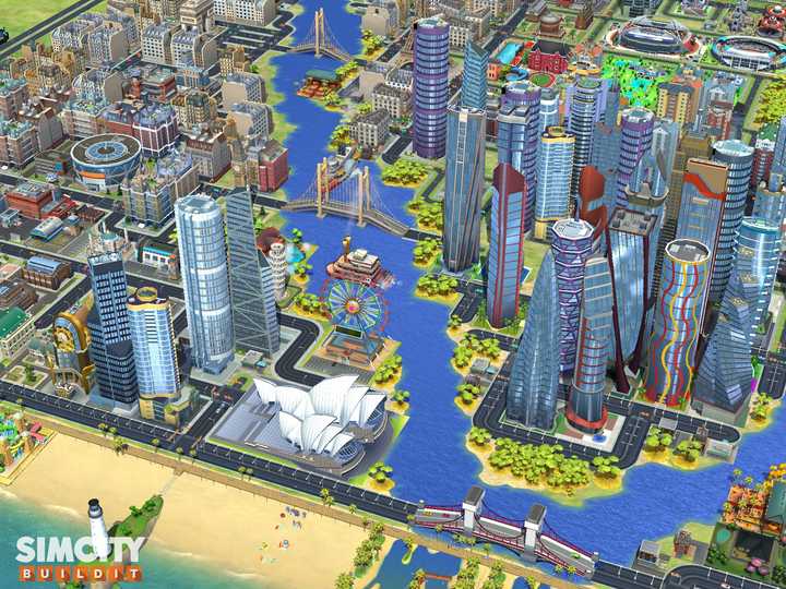 建筑师,规划师玩 simcity buildit(模拟城市建造)是种