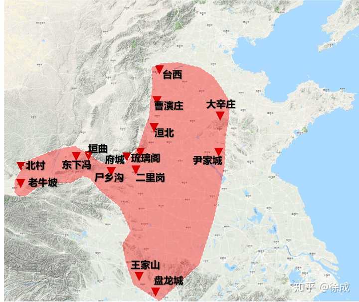 二里岗文化影响范围