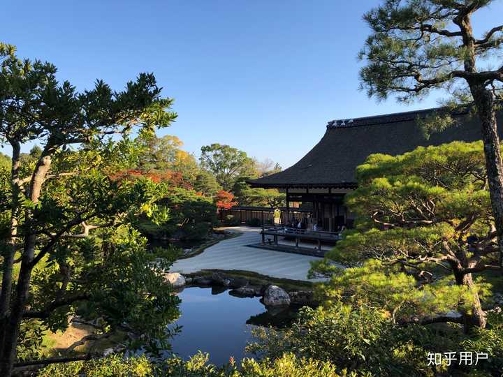 仁和寺:位于岚山附近,风景秀丽,典型的日本庭院构造,该有的元素一个不