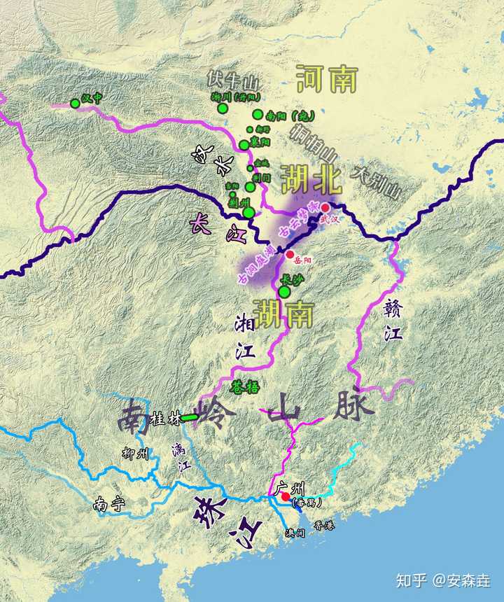 从长江—湘江—漓江—珠江一带的"水运动脉"的构建,秦始皇最终征服