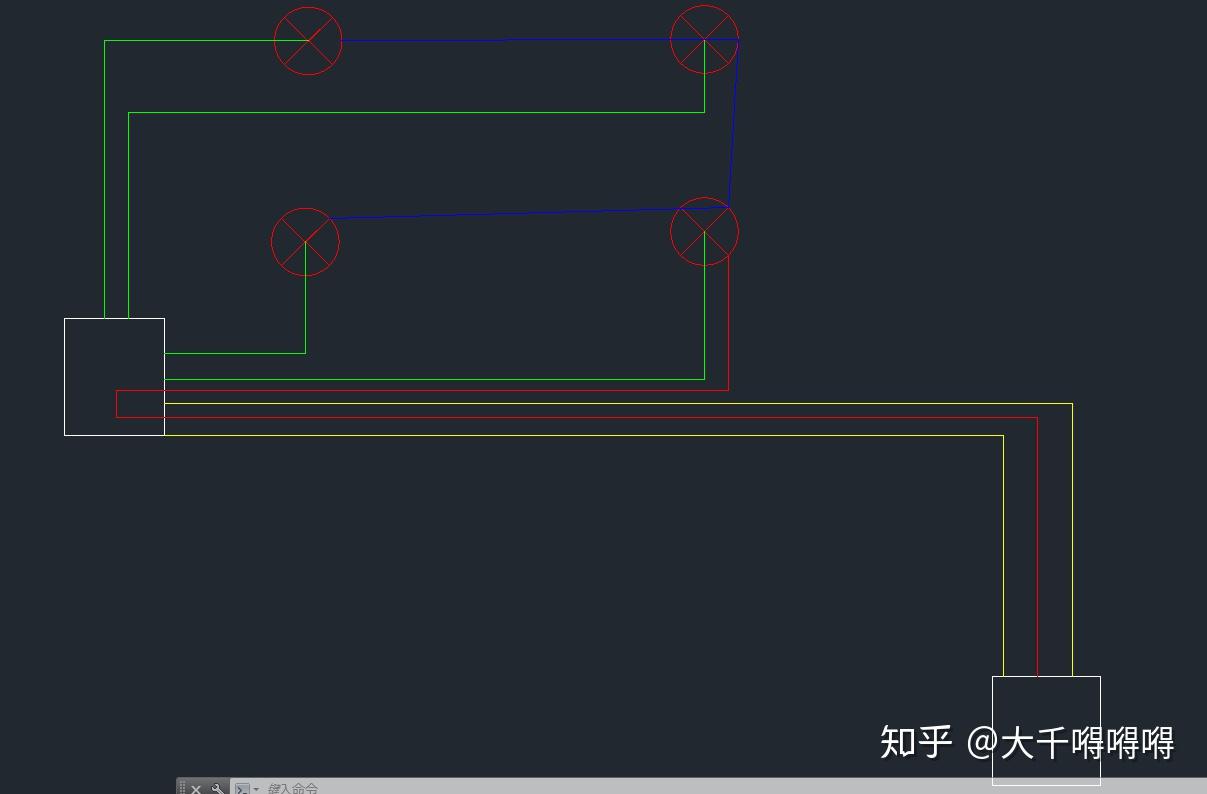 客厅装个四联开关控制客厅灯,餐厅灯,筒灯和灯带.另外