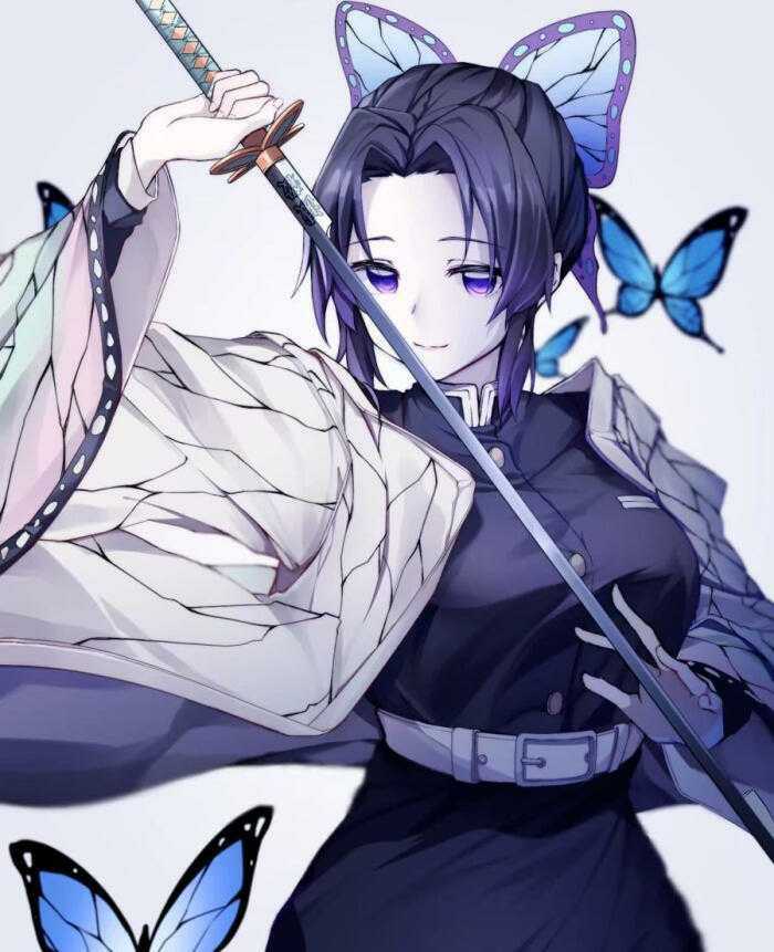 有什么蝴蝶忍的高清竖屏图片吗?