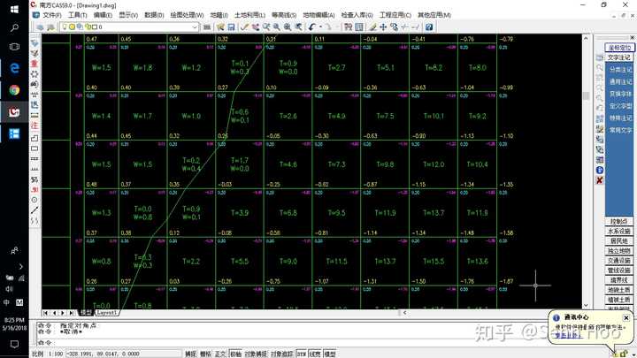 怎么用南方cass画原地面标高方格网图