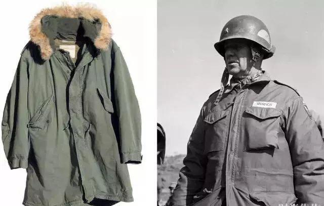 后来被美军沿用并改进,才逐渐形成我们今天看到的派克外套.
