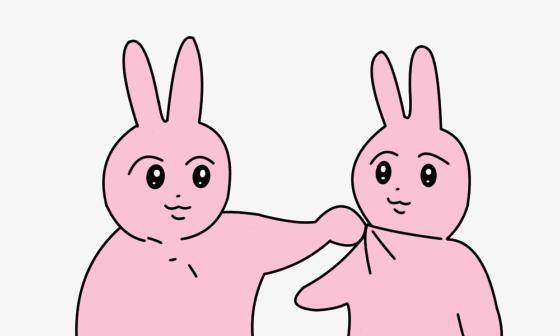 这个粉红兔的表情包原图在哪里啊