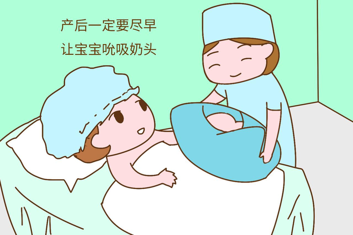 1.新生儿出生后尽快让宝宝吃母乳是为了帮助妈妈开奶.
