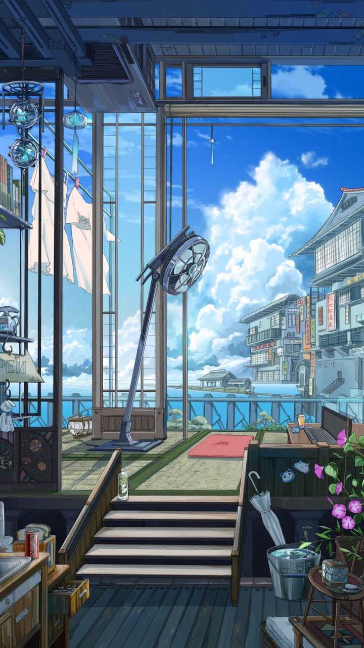 有没有日系动漫街道壁纸?