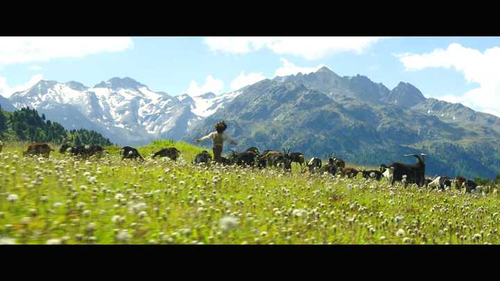 海蒂和爷爷 高清海报图片