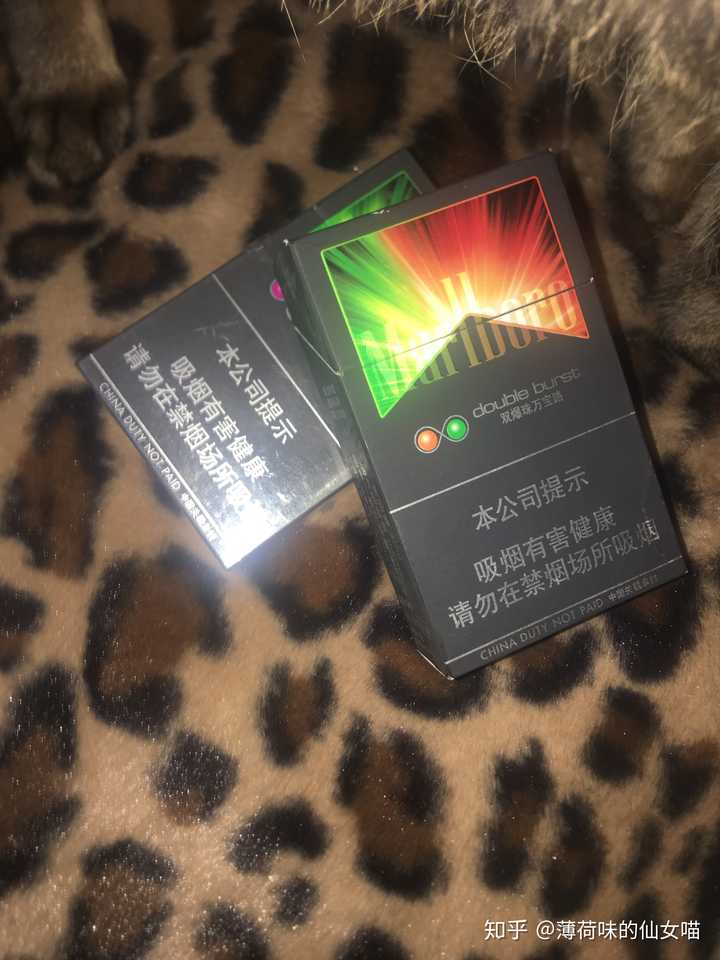 万宝路的葡萄爆珠和橙子爆珠(没记错的话)