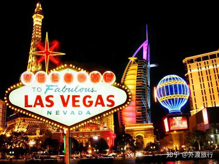 穿过沙漠,抵 达拉斯维加斯(las vegas).
