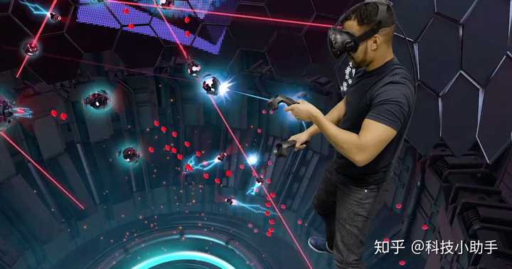 这款 vr  采用4k屏幕,无论是玩游戏或者是看电影都没有