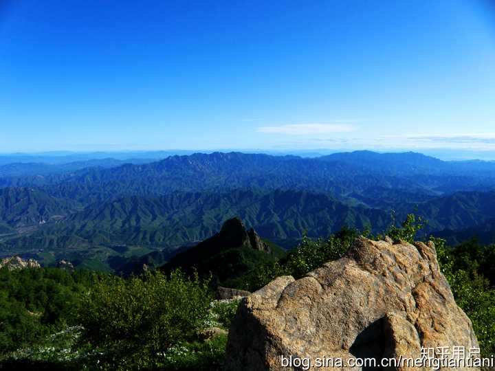 站在燕山主峰雾灵山顶海拔2118m能看到燕山山脉以外吗