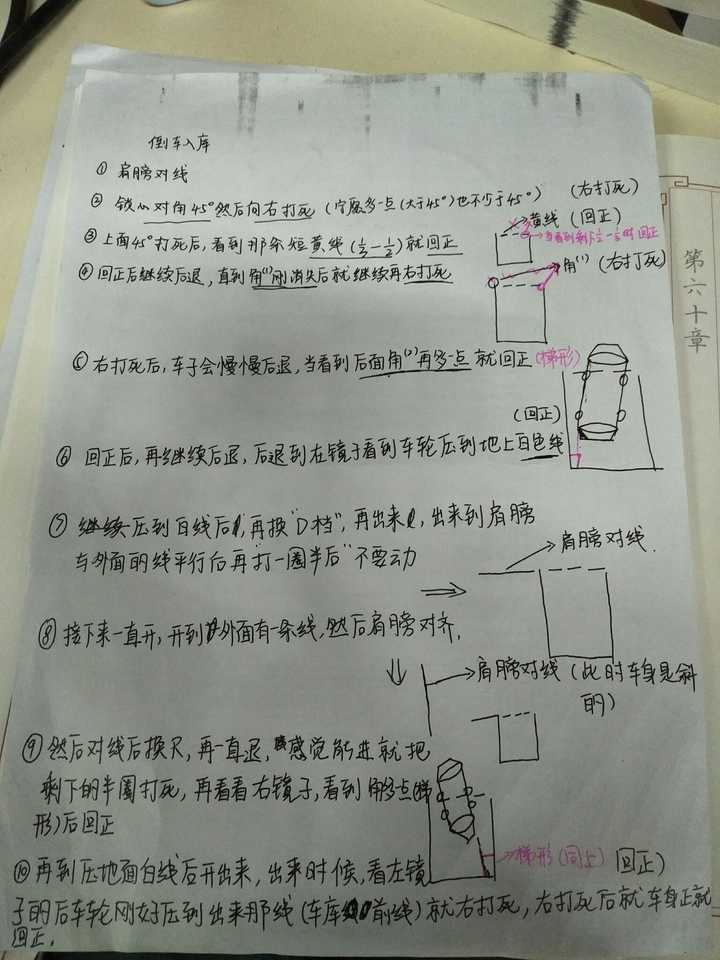 我感觉科目二也难,毕竟我也是做笔记的孩子……而且我考的还是自动挡