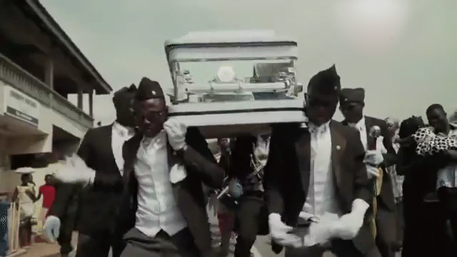 网上有一个黑人抬棺的视频是怎么火的?
