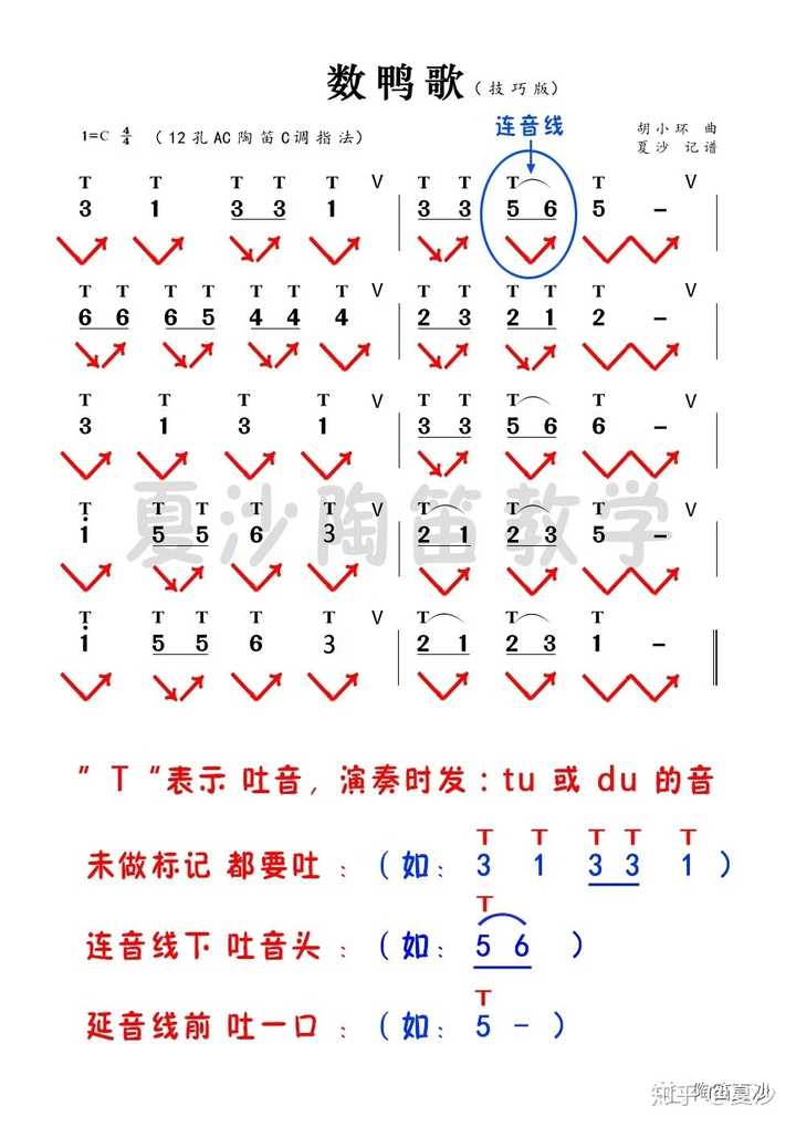 其实 大多数曲目,吐音和连音,并没有固定的搭配,演奏者们是可以灵活