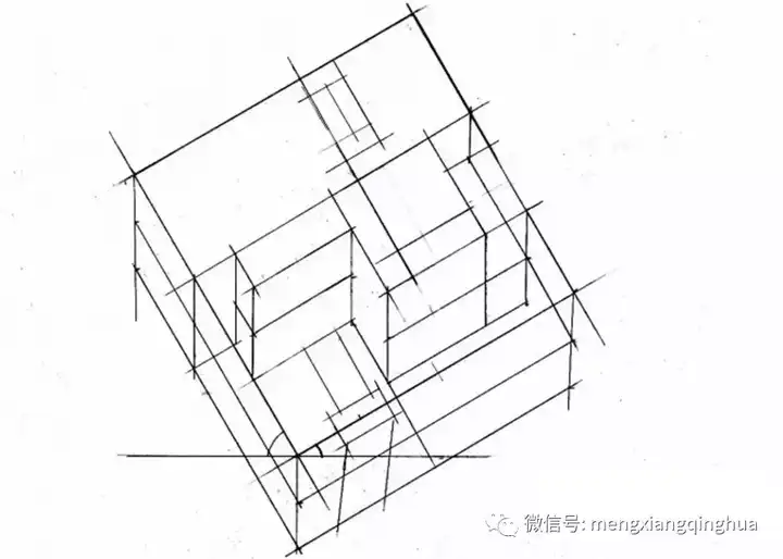 轴测图绘制方法大致如下: ①建立平面,可按30°或45°等特定夹角布局