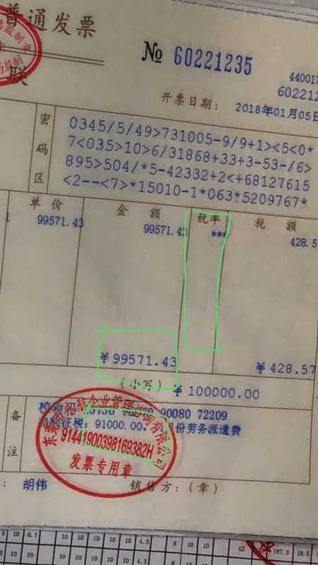 劳务派遣公司 怎样开出这样的发票?