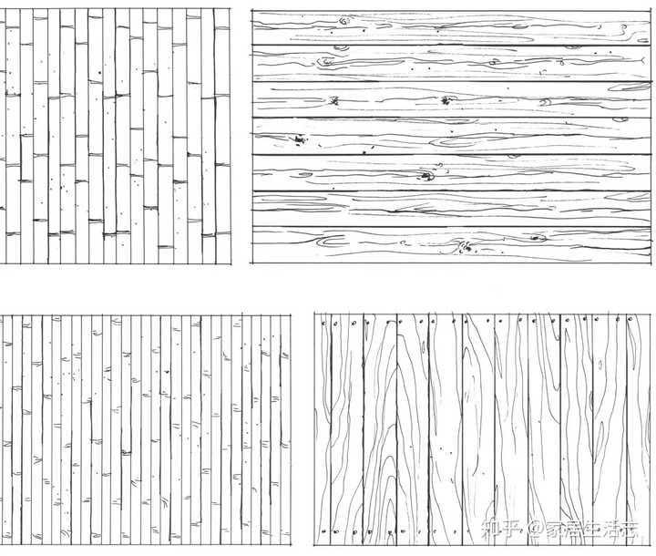 木地板材质如何用手绘表现?
