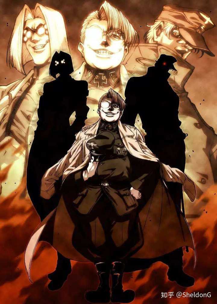 《hellsing《地狱之歌《皇家国教骑士团 这都是同一部番剧 我