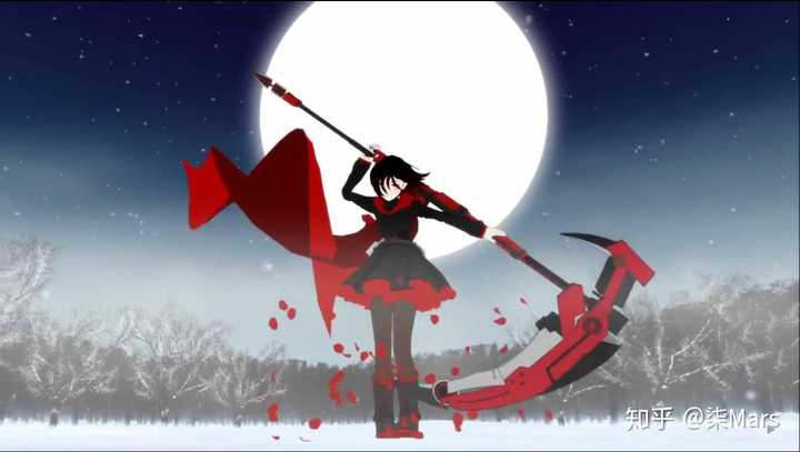 一看到长柄镰刀就想到了rwby ruby rose的新月玫瑰