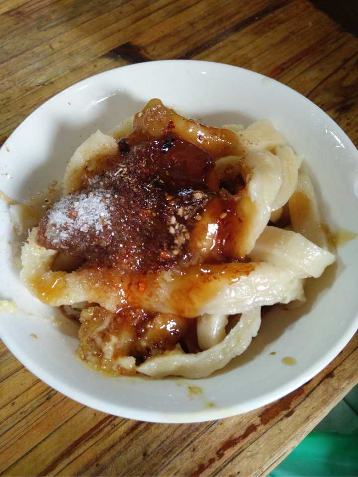 文殊院的甜水面也好吃!