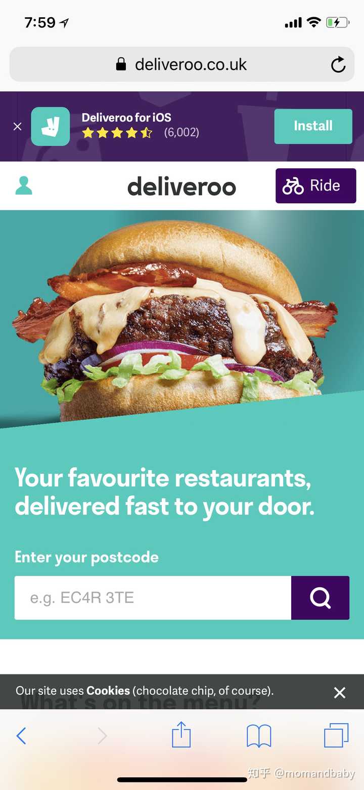 deliveroo 这个在uk