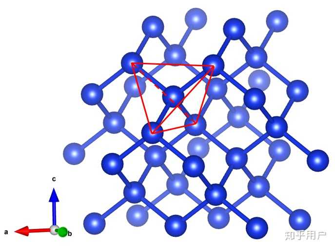 金刚石最外层的碳原子是怎么连接的?