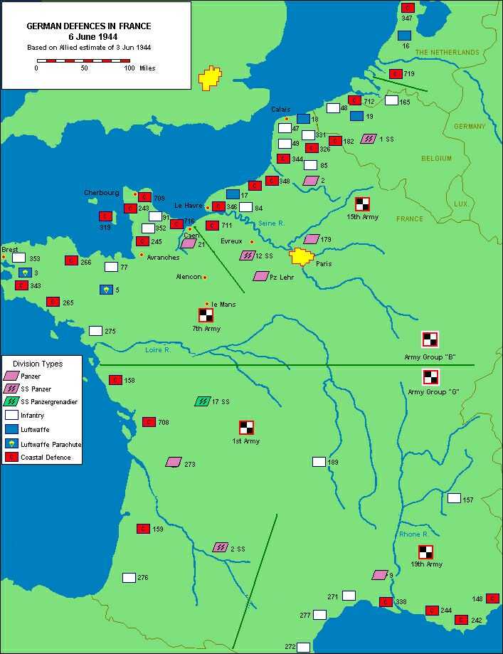 在诺曼底登陆前德军在西线的部署是怎么样的