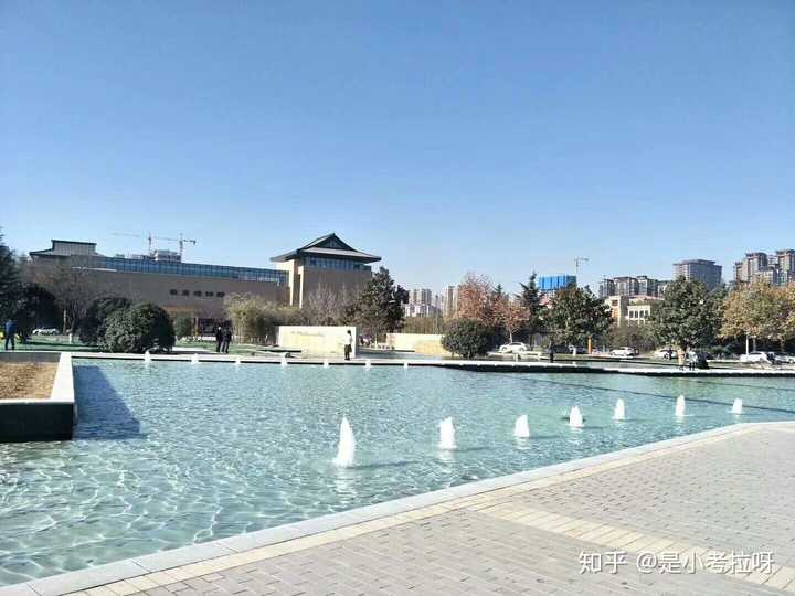 师大(长安校区)喷泉以及教育博物馆