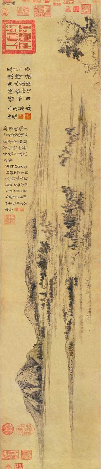(赵孟頫《红衣西域僧图》,元代,辽宁省博物馆藏)