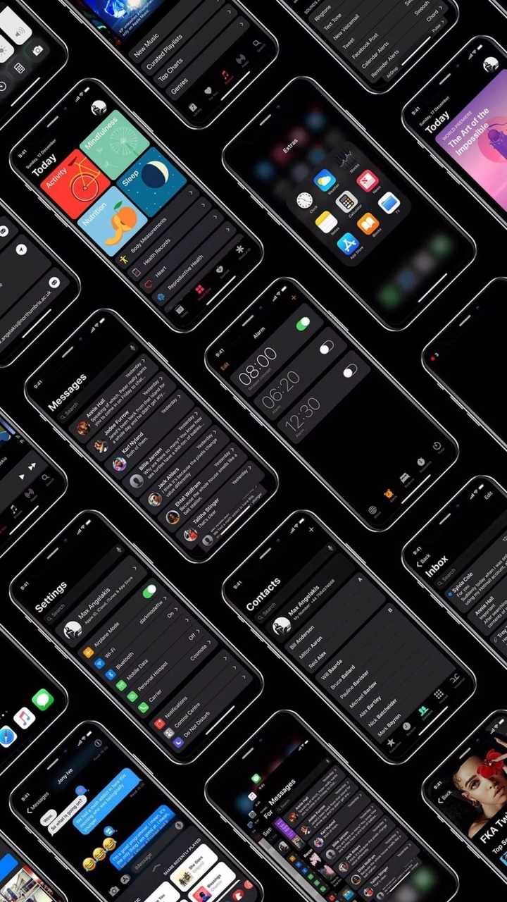有哪些适合黑色iphone 8p的壁纸?