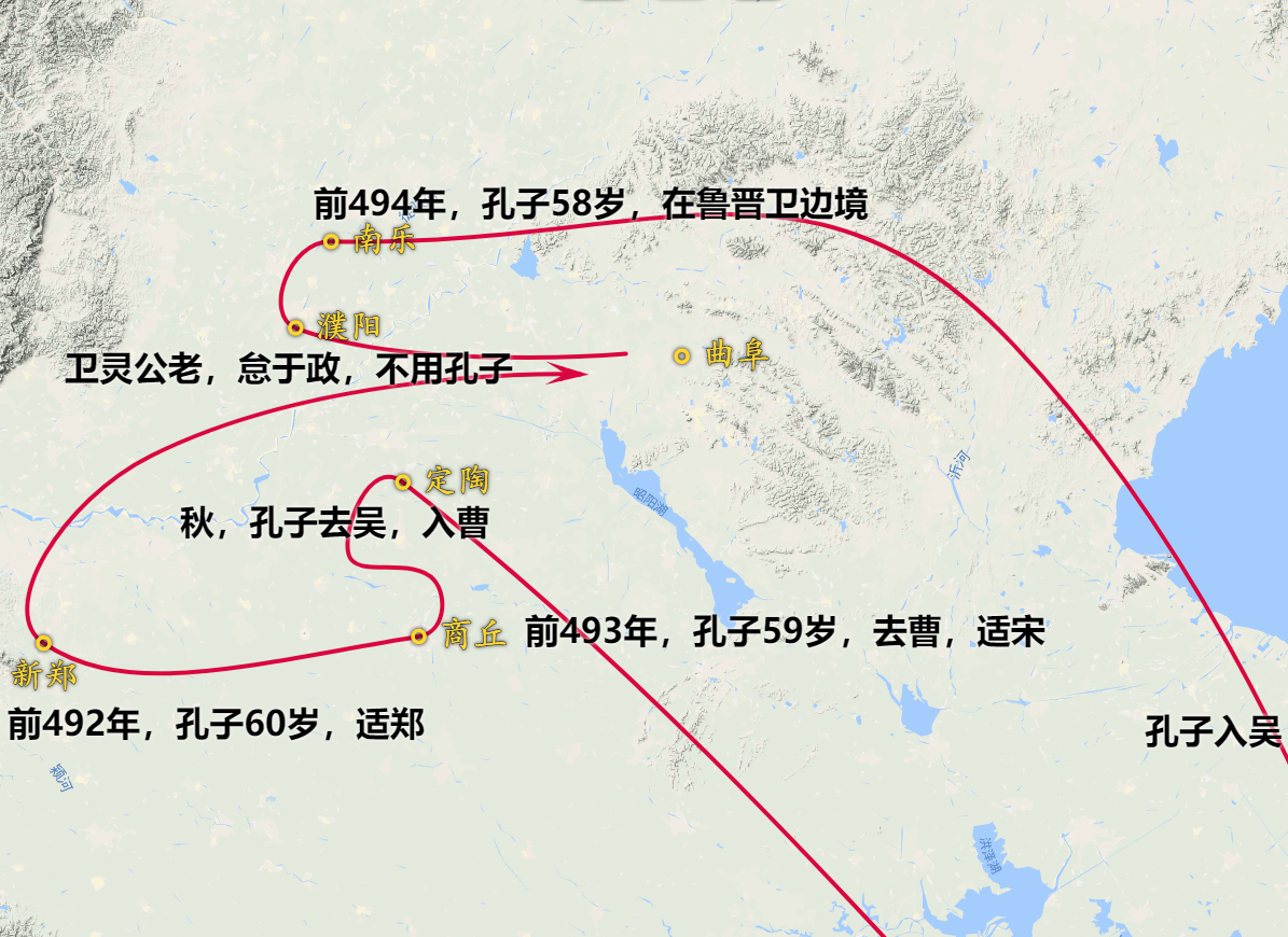 搞了个孔子足迹图,也不知道有没有错误,大家帮忙指正下