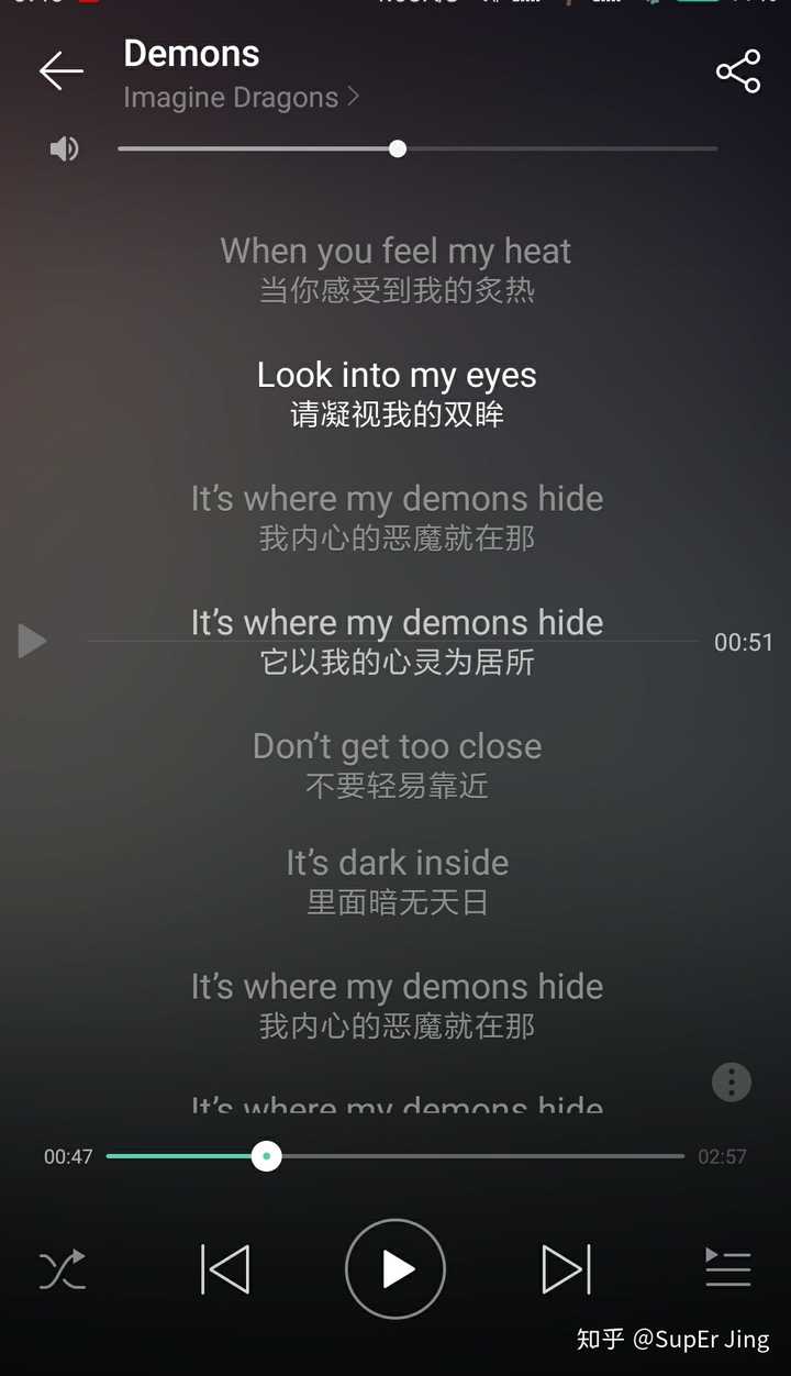 看到这个问题第一想到的就是《九层妖塔》片尾曲《demons》