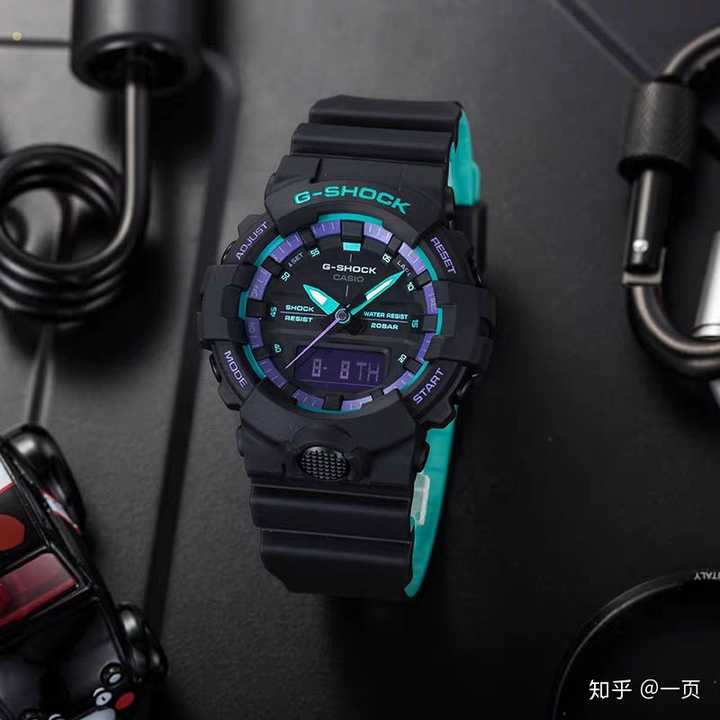 卡西欧gshock黑紫