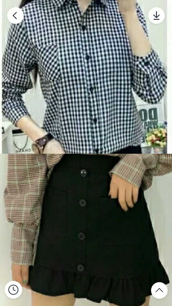 黑白格子衬衫春秋夏搭配什么好看呢,求小姐姐们推荐?