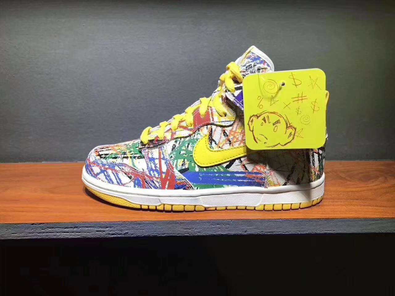 280—— nike dunk scribble gs 蜡笔涂鸦… - 知乎