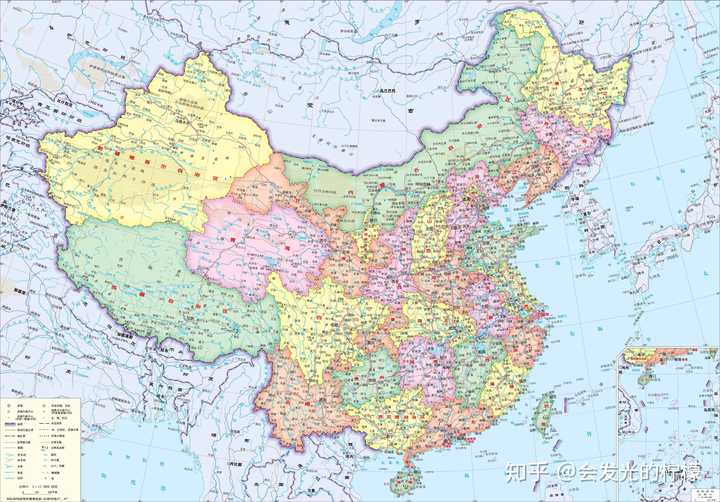 中国地图高清版,县级包含在内,知乎大神谁有?