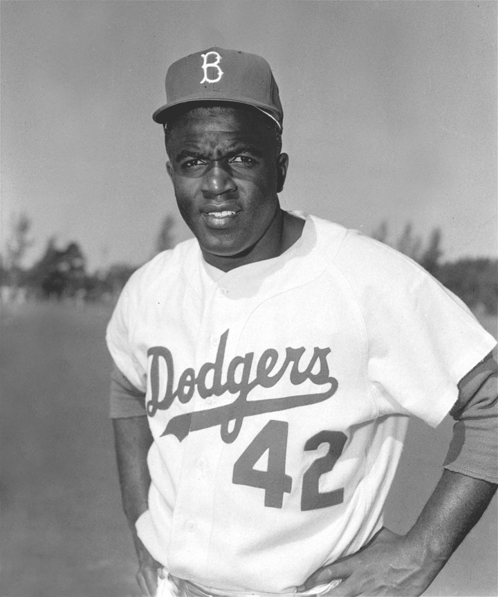 杰基·罗宾森(jackie robinson,1919-1972),美国棒球史上第一位黑人