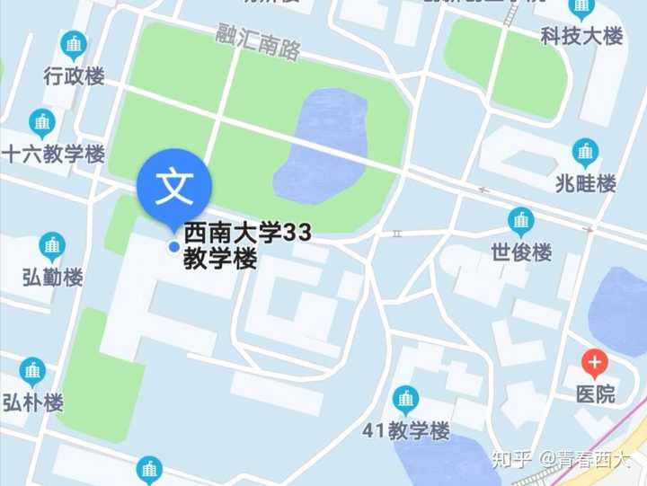 三十三教学楼是南区典型的欧式建筑,外观宏伟华丽.