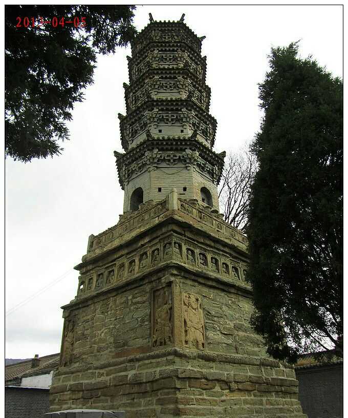 洪福寺砖塔(始建于明嘉靖年间)