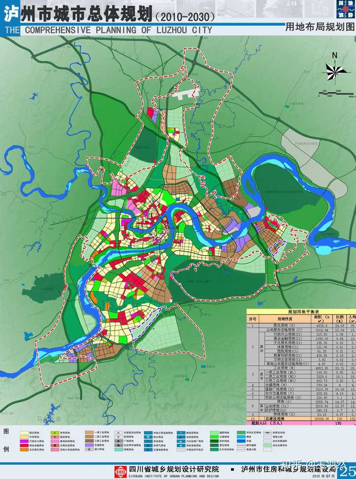 泸州市城市总体规划(2010-2030年)