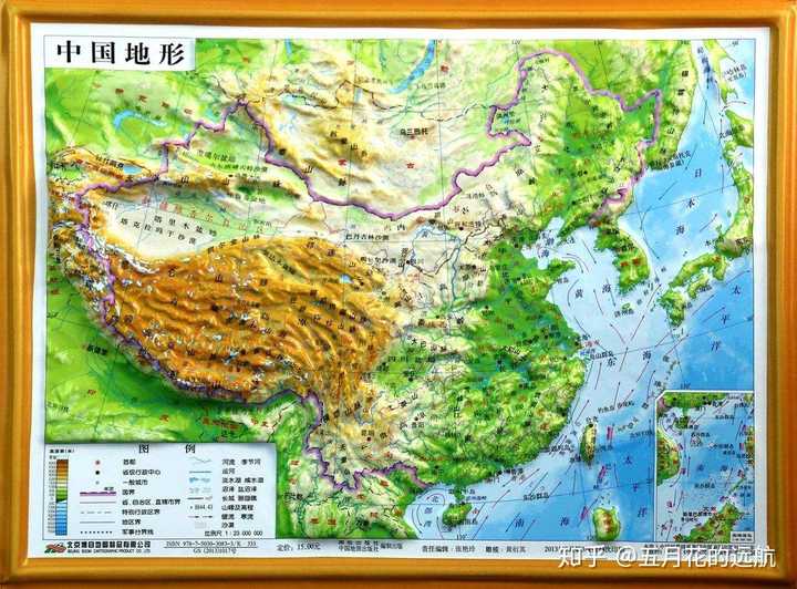 3d立体地图直观显示中国地形