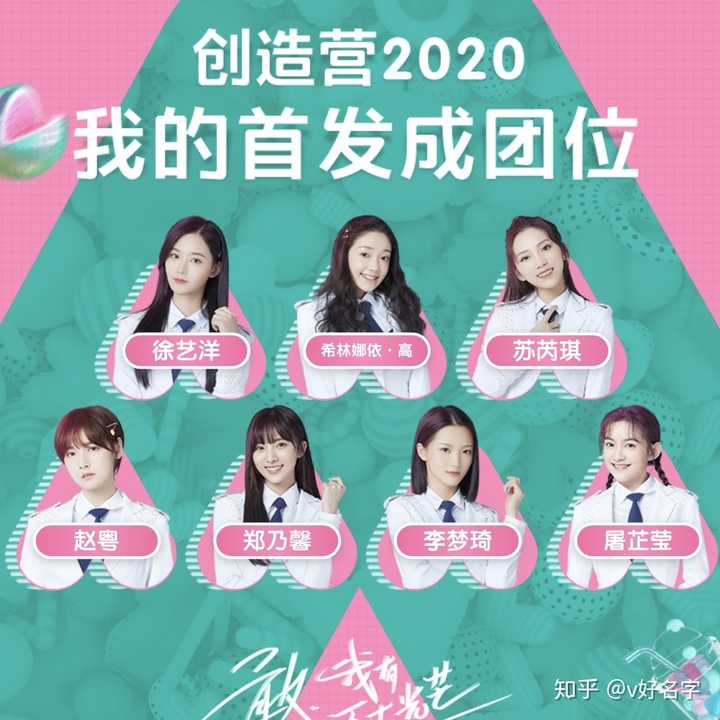 说一说《创造营2020》你比较pick的哪些漂亮妹妹成团?