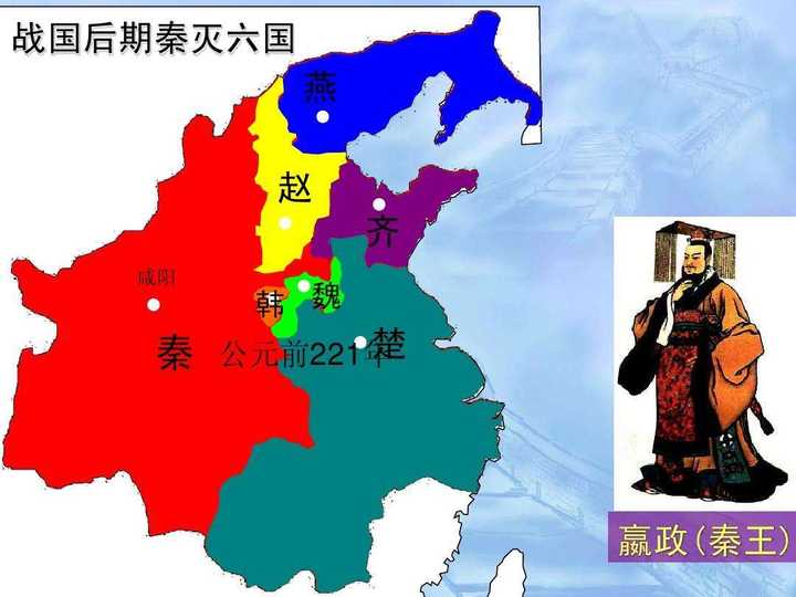 秦灭六国图