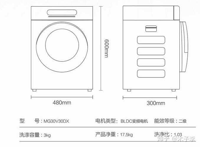 你好,请问有正面宽度小于550的滚筒洗衣机吗?(侧开的那种)?