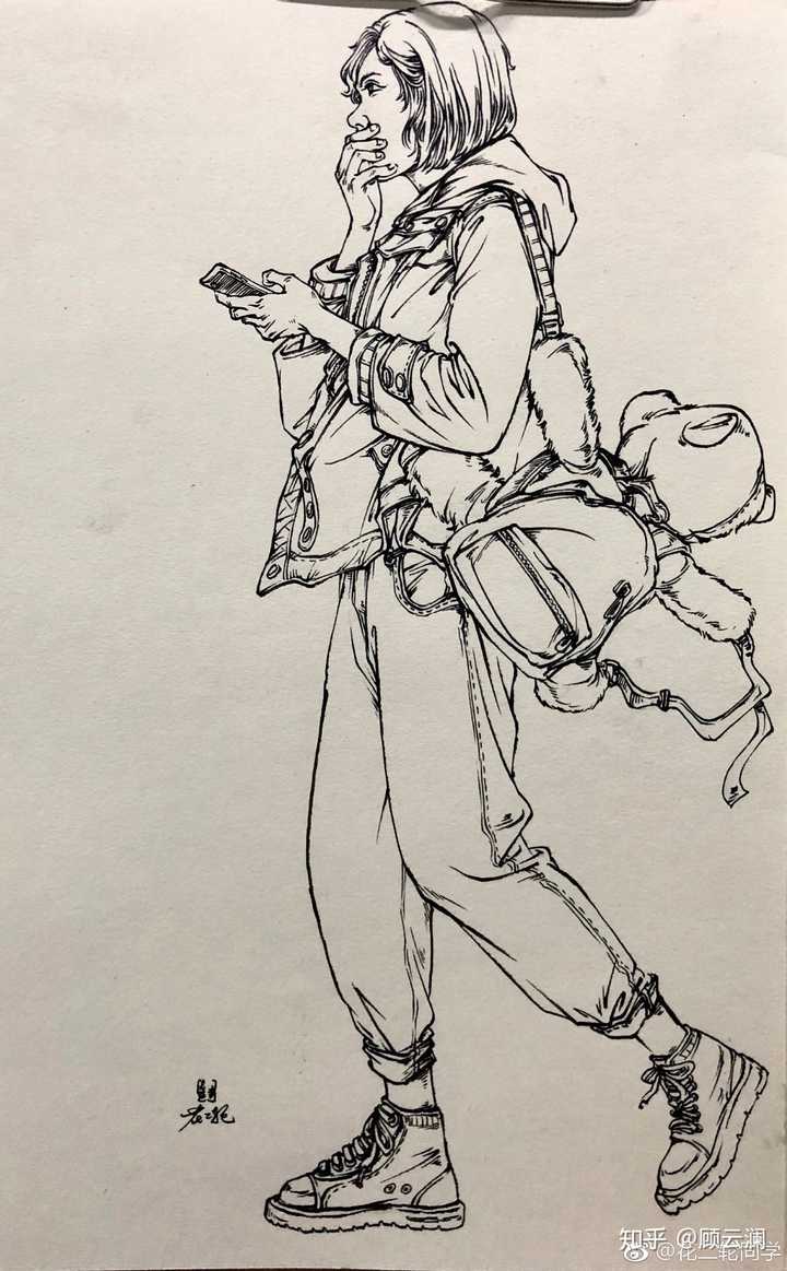 有哪些好看的速写.