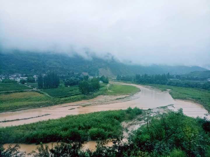 渭河谷地,甘肃省天水市境内,拍摄于2019年8月