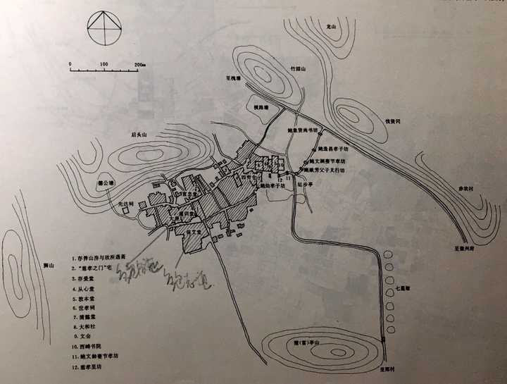 2 徽州歙县棠樾村 (来源:东南大学. 棠樾[m]. 东南大学出版社, 1999.